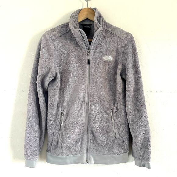 The North Face Women's Fleece Full Zip Jacket Sweater Size Small‎ Gray - Picture 1 of 8